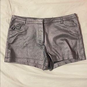 silver shorts
